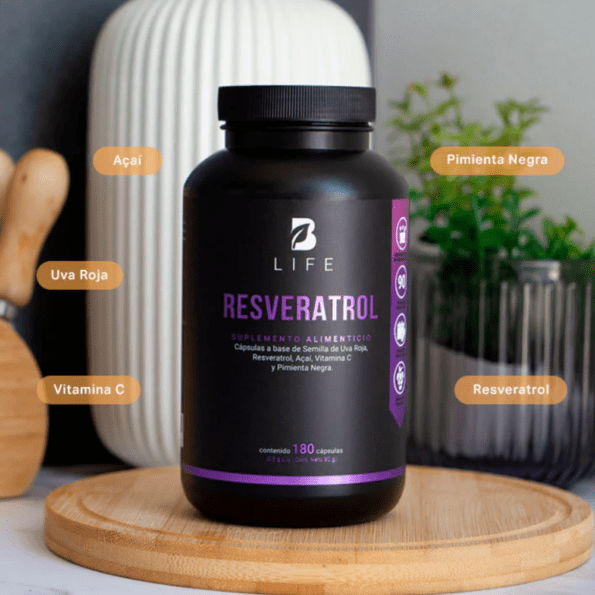 BLife | Resveratrol 180 Cápsulas | 500 mg - Imagen 9