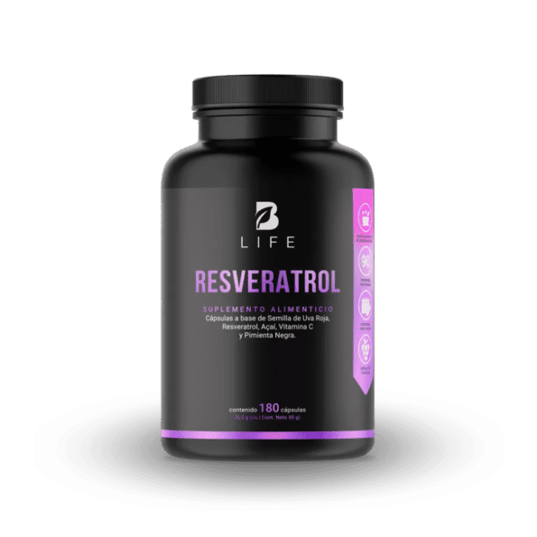 BLife | Resveratrol 180 Cápsulas | 500 mg