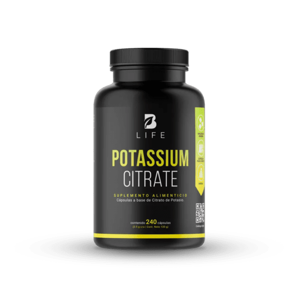 BLife | Potassium Citrate | Citrato de Potasio 240 Cápsulas | 500 mg