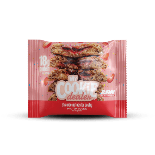 Raw My Cookie Dealer | Strawberry Toaster Pastry 1 pz