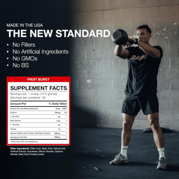 Raw CBUM Essential Pwo | Sabor Jamaica | 30 serv - Imagen 2