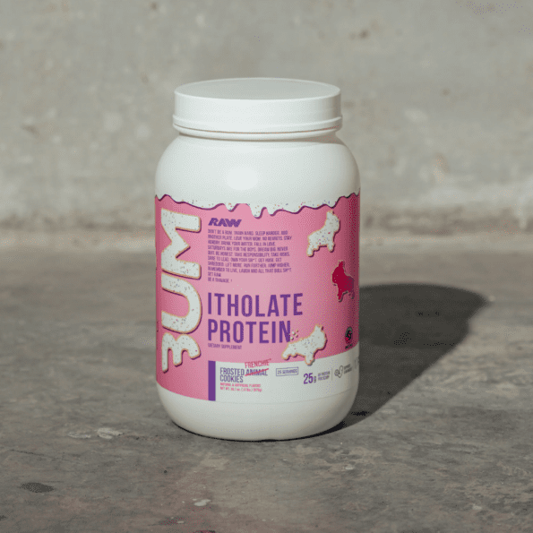RAW CBUM ISO 780g (1.72 lbs) Proteína aislada de suero de leche | Sabor Frosted Frenchie Cookies - Imagen 7