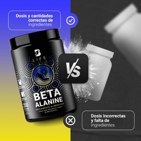 BLife | Beta Alanine | Beta Alanina 400 gr | 200 serv - Imagen 4