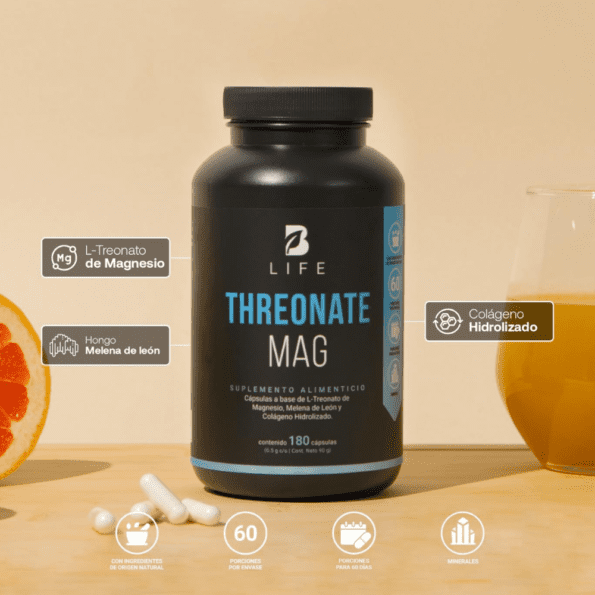 BLife | Threonate Mag | L-Treonato de Magnesio 180 caps - Imagen 4