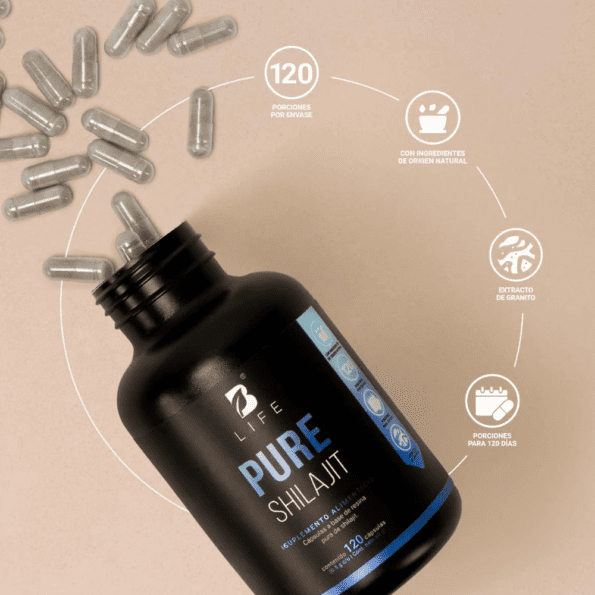 BLife | Pure Shilajit | Extracto de Shilajit en polvo 120 caps | 500 mg - Imagen 6