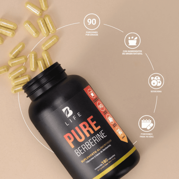 BLife | Pure Berberine | Berberina Pura 180 Caps | 500 mg - Imagen 6