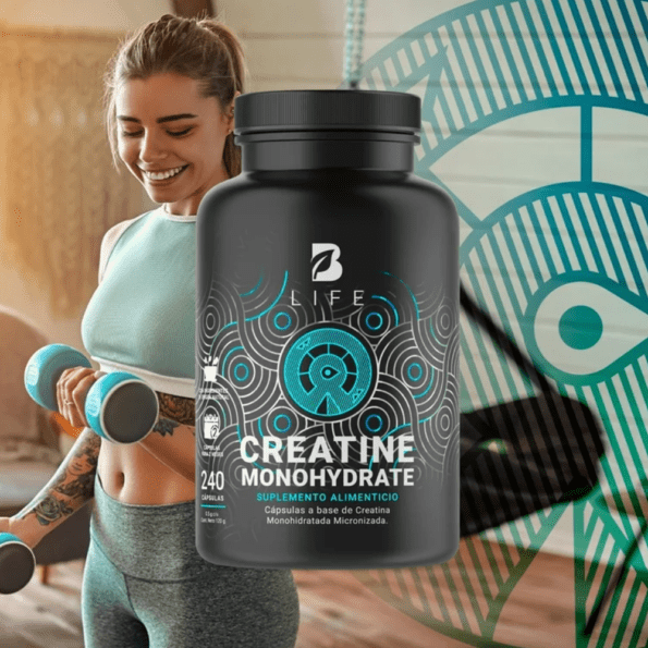 BLife | Creatine Monohydrate Caps | Creatina Monohidratada 240 caps - Imagen 7