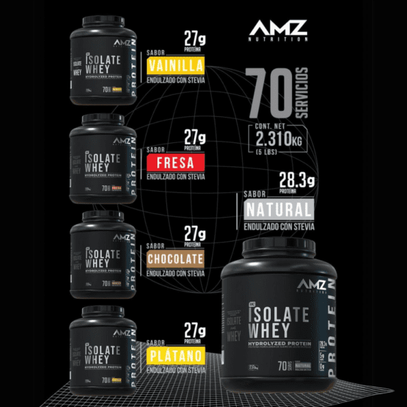 AMZ Isolate Whey 5 lb - Imagen 5