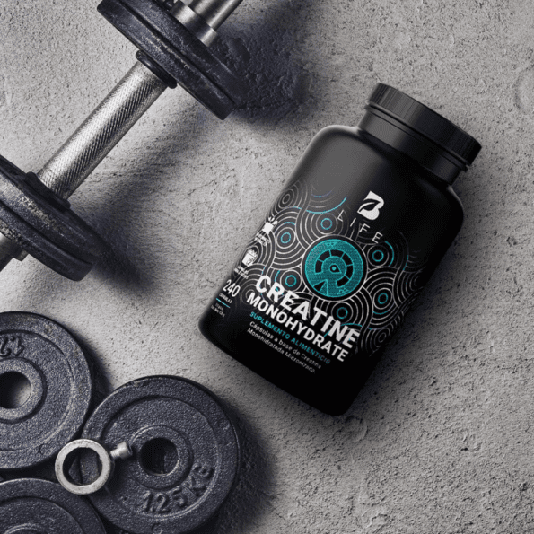 BLife | Creatine Monohydrate Caps | Creatina Monohidratada 240 caps - Imagen 8