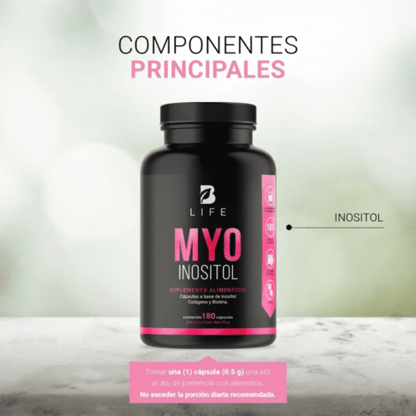 BLife | MYO Inositol | Inositol Puro 180 Cápsulas | 500 mg - Imagen 8