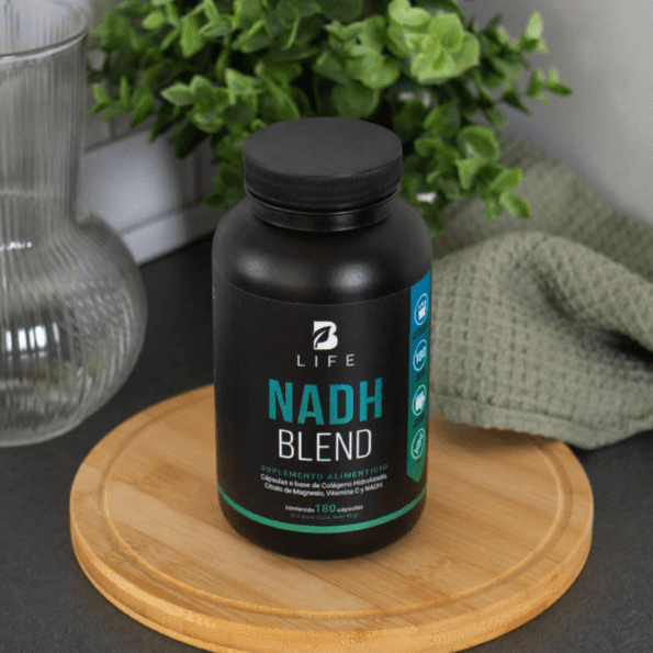BLife | NADH Blend | NADH, Colágeno Hidrolizado y Vitamina C 180 caps | 500 mg - Imagen 8