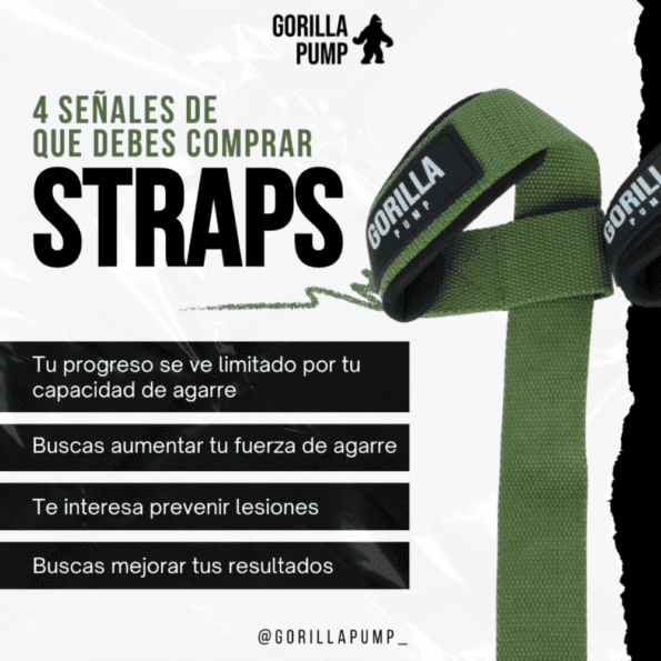GORILLA PUMP | Straps "Never Give Up" - Imagen 5