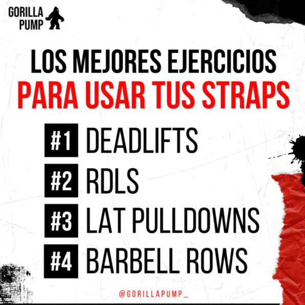 GORILLA PUMP | Straps "Never Give Up" - Imagen 6