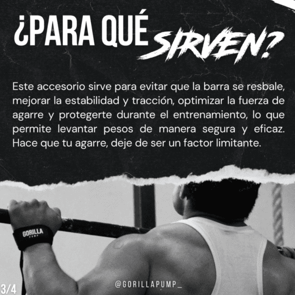 GORILLA PUMP | Straps "Never Give Up" - Imagen 11