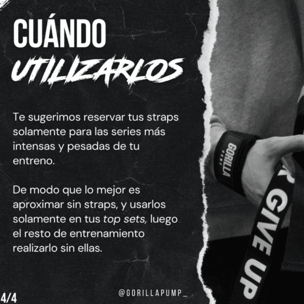 GORILLA PUMP | Straps "Never Give Up" - Imagen 12