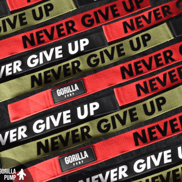 GORILLA PUMP | Straps "Never Give Up" - Imagen 15