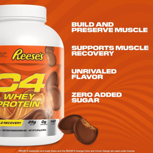 CELLUCOR | C4 Whey Protein 5 lb | Sabor Reese's - Imagen 3