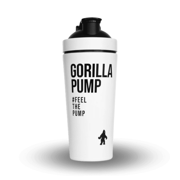 GORILLA PUMP | Shaker Metalico | Color BLANCO 25 oz