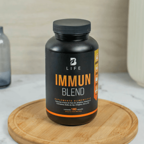 BLife | Immun Blend | Multivitamínico de Vitamina C + Jengibre 180 Cápsulas | 500 mg - Imagen 9