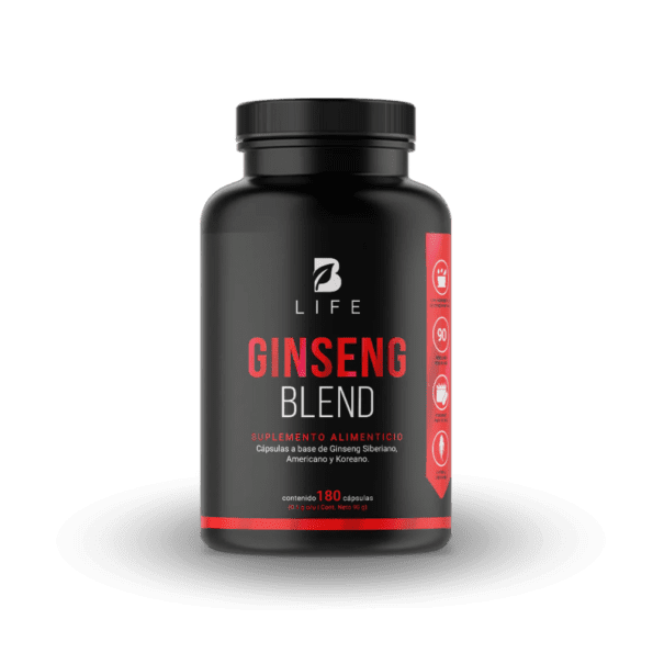 BLife | Ginseng Blend | Mezcla de Ginseng 180 caps | 500 mg