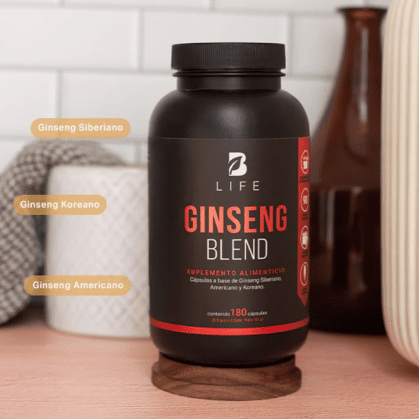 BLife | Ginseng Blend | Mezcla de Ginseng 180 caps | 500 mg - Imagen 6