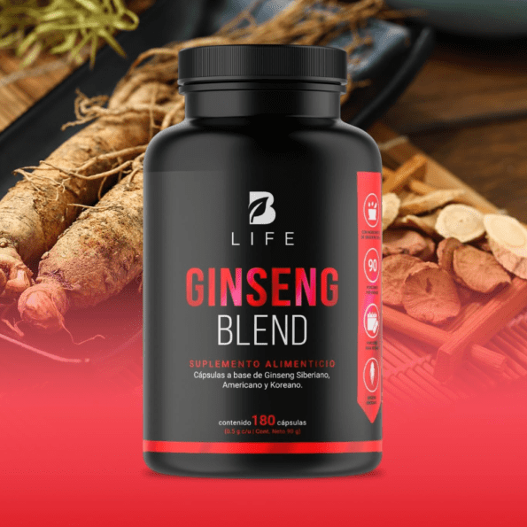 BLife | Ginseng Blend | Mezcla de Ginseng 180 caps | 500 mg - Imagen 8