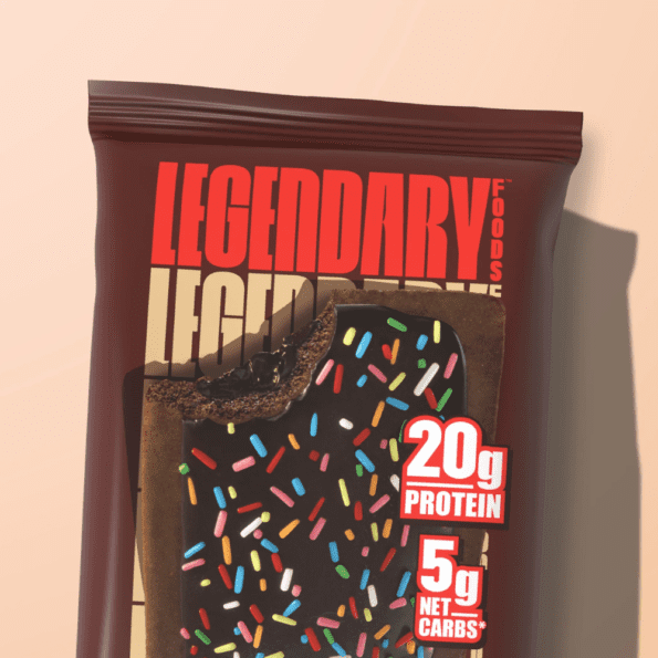 LEGENDARY FOODS | Protein Pastry | Sabor Chocolate Cake | 1 pz - Imagen 6