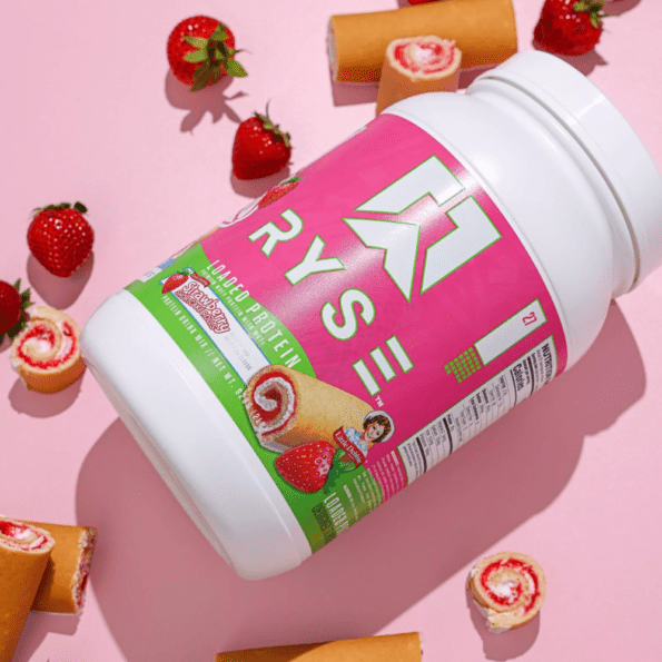 Ryse Protein 908g (2 Lbs) 27 servs | Proteína aislada de suero de leche | Sabor Little Debbie Strawberry - Imagen 10