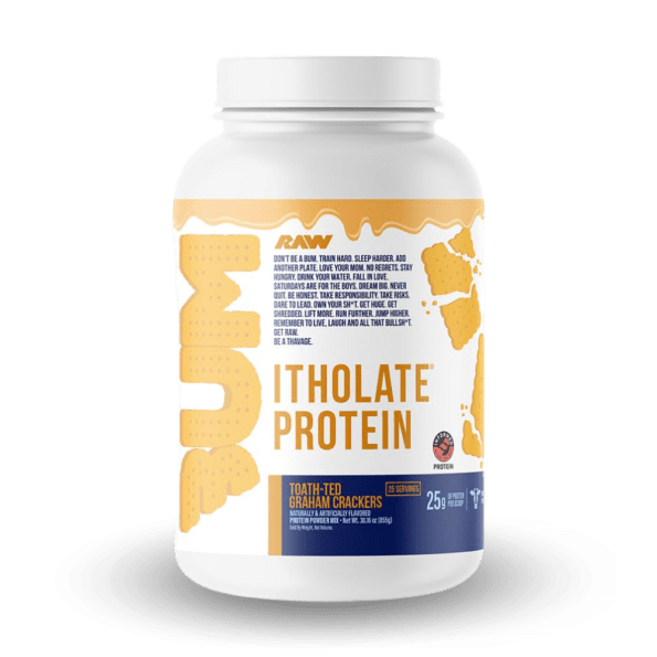 RAW CBUM ISO 780g (1.72 lbs) Proteína aislada de suero de leche | Sabor Toath Ted Graham Cracker