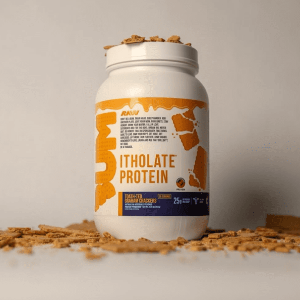 RAW CBUM ISO 780g (1.72 lbs) Proteína aislada de suero de leche | Sabor Toath Ted Graham Cracker - Imagen 4