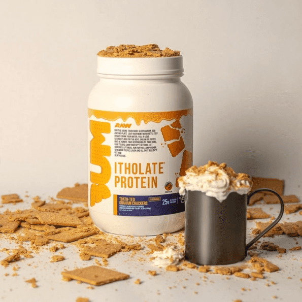 RAW CBUM ISO 780g (1.72 lbs) Proteína aislada de suero de leche | Sabor Toath Ted Graham Cracker - Imagen 5