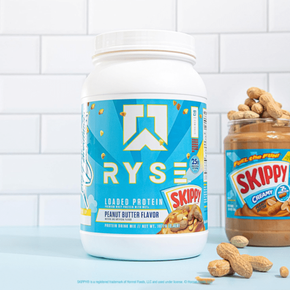 Ryse Protein 908g (2 Lbs) 27 servs | Proteína aislada de suero de leche | Sabor Skippy Peanut Butter - Imagen 8