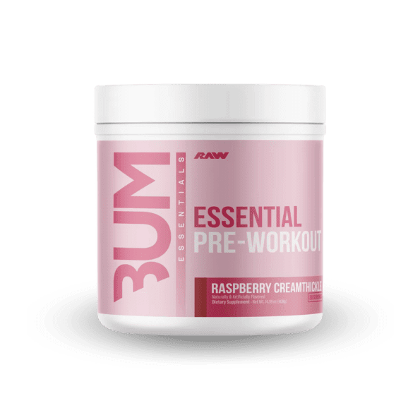 Raw CBUM Essential Pwo | Sabor Raspberry Creamthickle | 30 serv