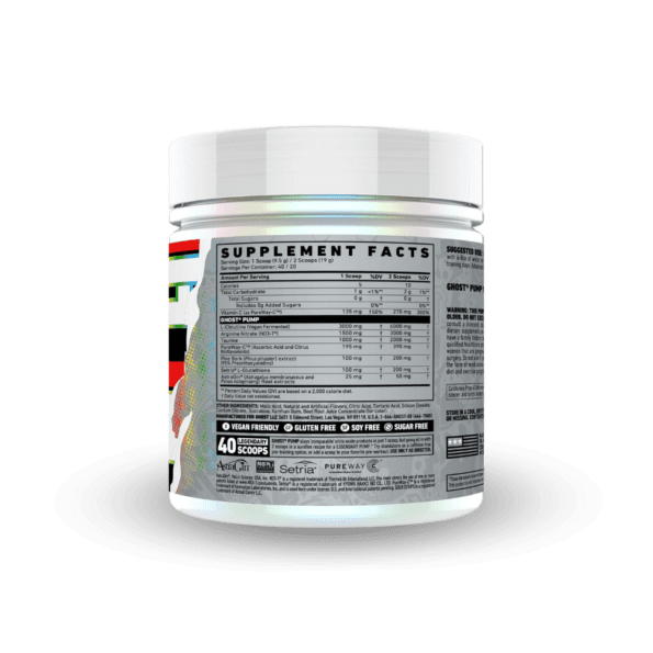 GHOST | Pump Nitric Oxide | Sabor Passion Fruit | 40 Serv - Imagen 2
