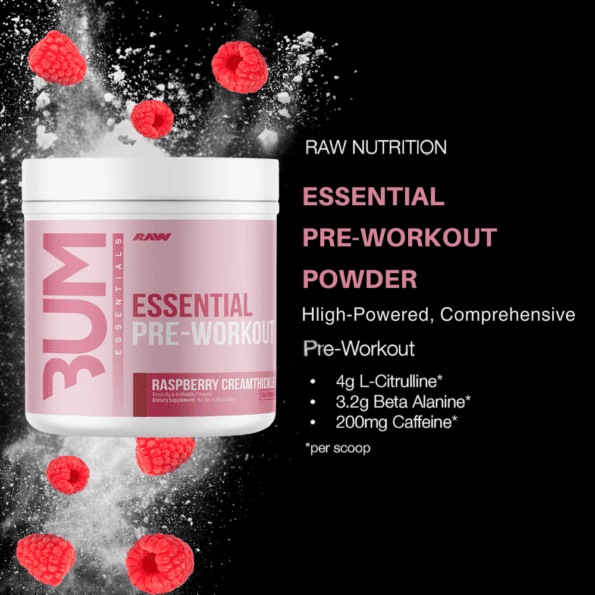 Raw CBUM Essential Pwo | Sabor Raspberry Creamthickle | 30 serv - Imagen 4