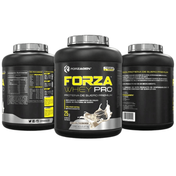 Forzagen | Forza Whey Pro 2.27 kg (5 lb) | Sabor Cookies and Cream - Imagen 2