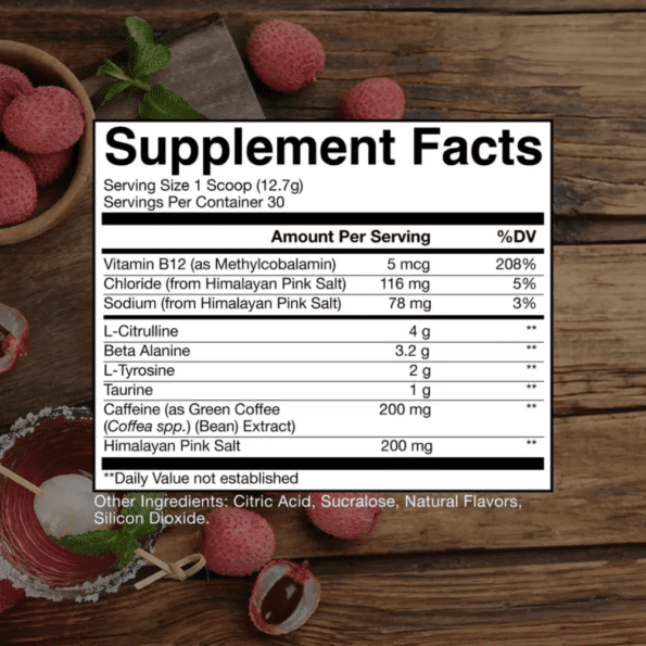Raw CBUM Essential Pwo | Sabor Lychee | 30 serv - Imagen 2