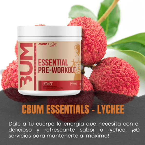 Raw CBUM Essential Pwo | Sabor Lychee | 30 serv - Imagen 6