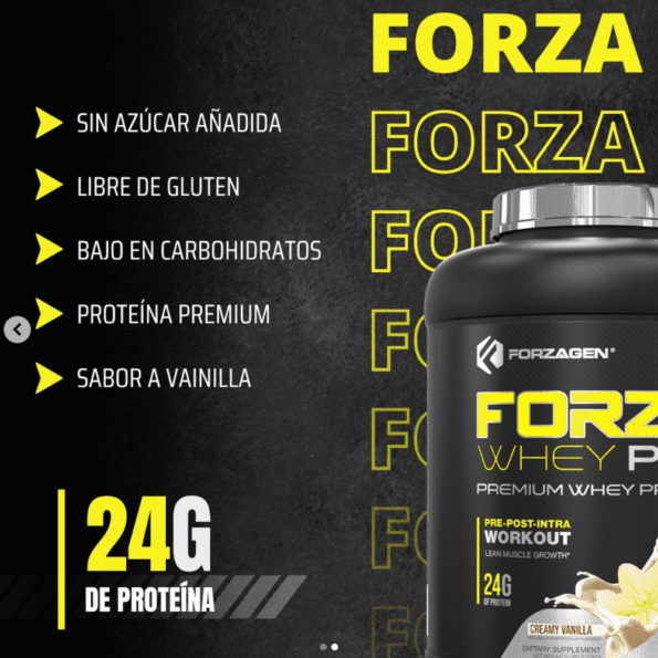 Forzagen | Forza Whey Pro 2.27 kg (5 lb) | Sabor Vainilla - Imagen 6