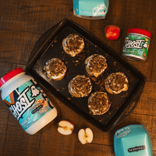 GHOST Whey Protein 924g (2 lb) | Sabor Cinnabon | Proteína aislada de suero de leche - Imagen 9