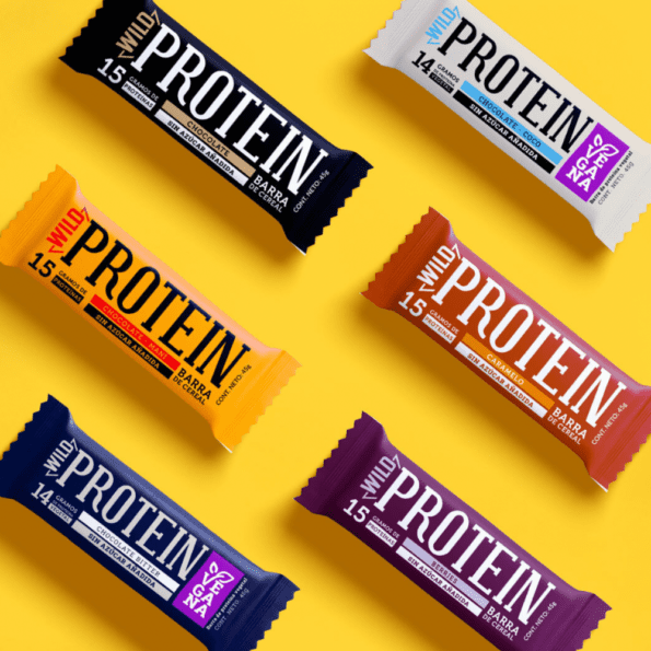 Wild Protein | Barras altas en proteína | Sabor Caramelo | 15 g de proteína | Sin azúcares ni grasa añadida | 45 g cada barra - Imagen 8