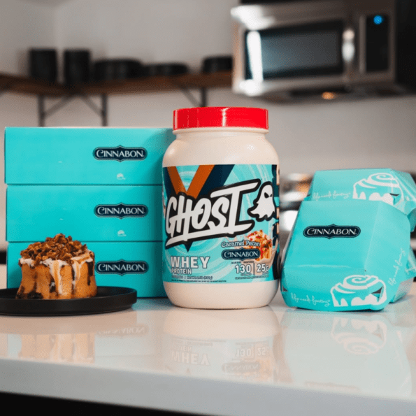GHOST Whey Protein 924g (2 lb) | Sabor Cinnabon | Proteína aislada de suero de leche - Imagen 10