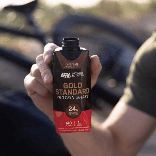 Optimum Nutrition | Gold Standard Shake de Proteína | Sabor Chocolate | 24g Proteína | Shake Listo para Beber - Imagen 10