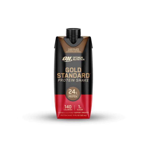 Optimum Nutrition | Gold Standard Shake de Proteína | Sabor Chocolate | 24g Proteína | Shake Listo para Beber