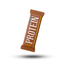 Wild Protein | Barras altas en proteína | Sabor Caramelo | 15 g de proteína | Sin azúcares ni grasa añadida | 45 g cada barra