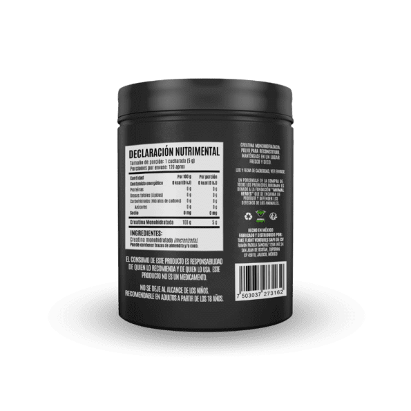BIRDMAN | Creatina Monohidratada 600 g – 120 serv - Imagen 2