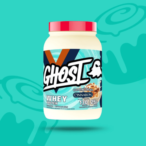 GHOST Whey Protein 924g (2 lb) | Sabor Cinnabon | Proteína aislada de suero de leche - Imagen 3