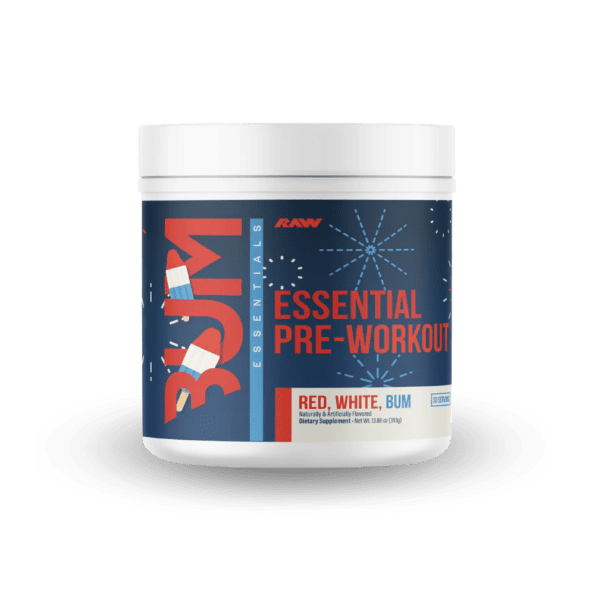 Raw CBUM Essential Pwo | Sabor Red White and Bum | 30 serv