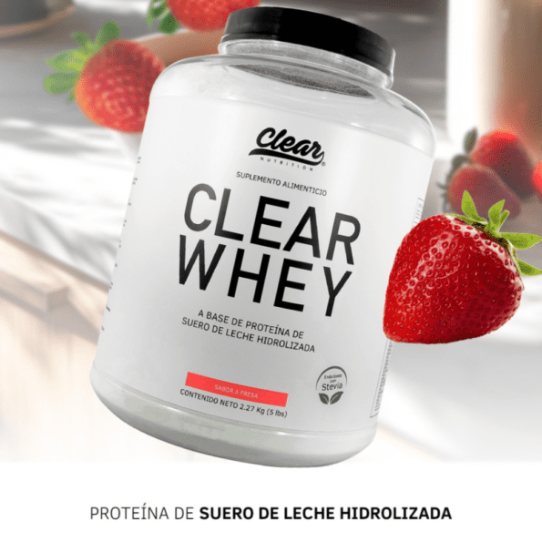Clear Nutrition | Clear Whey (5 lb) Proteina de Suero de Leche - Imagen 12