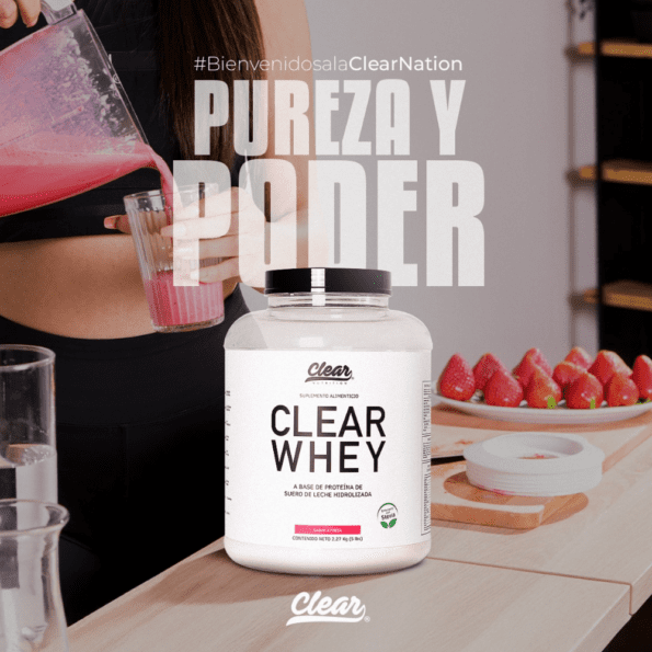 Clear Nutrition | Clear Whey (5 lb) Proteina de Suero de Leche - Imagen 13